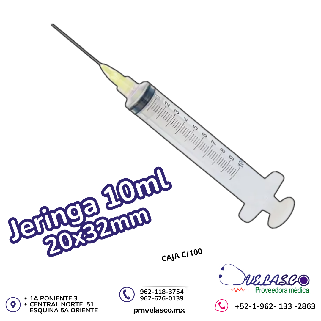 JERINGA 10ML 20X32 C/100 SENSIMEDICAL