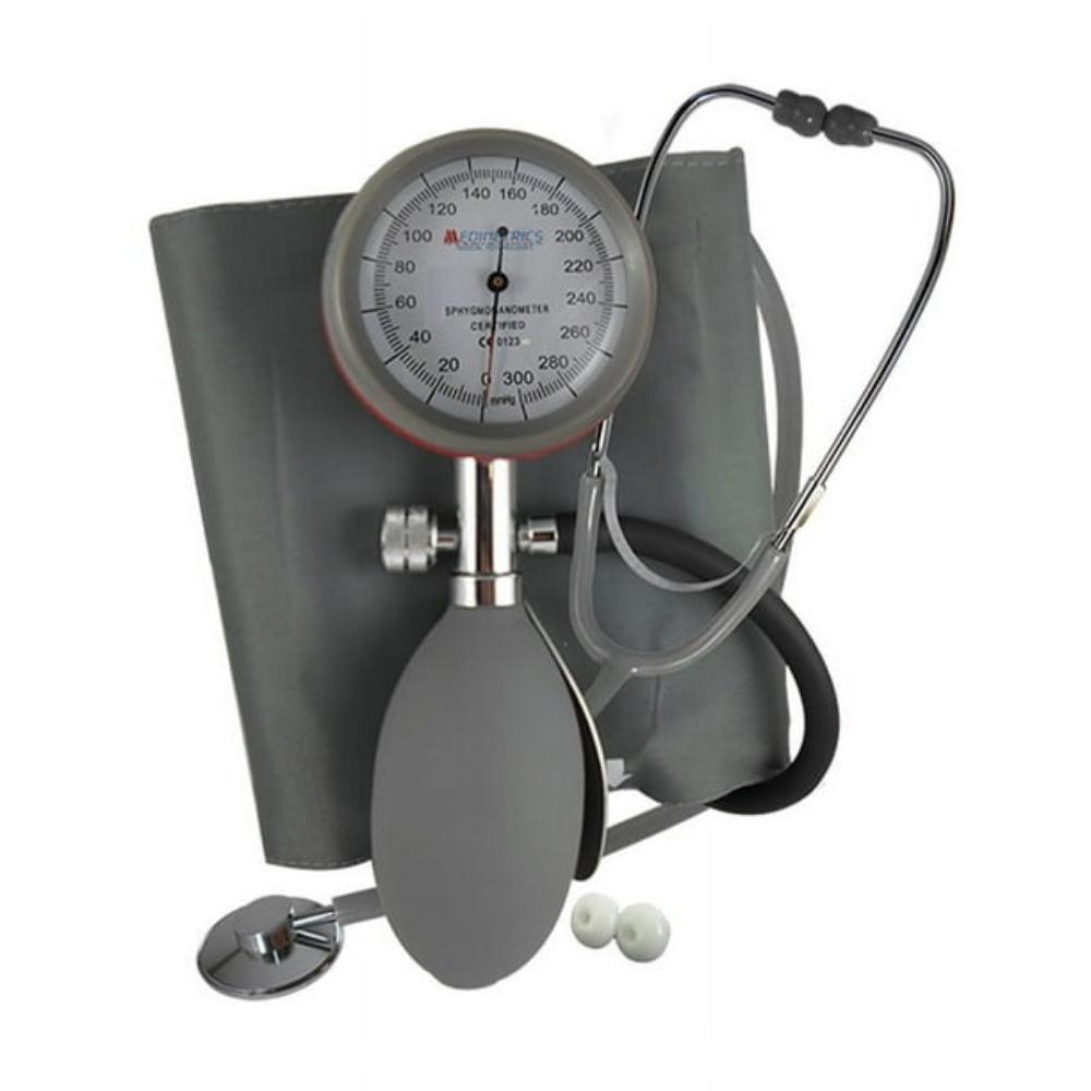 BAUMANOMETRO ANEROIDE INTEGRAL CON ESTETOSCOPIO MEDIMETRICS MOD.5763