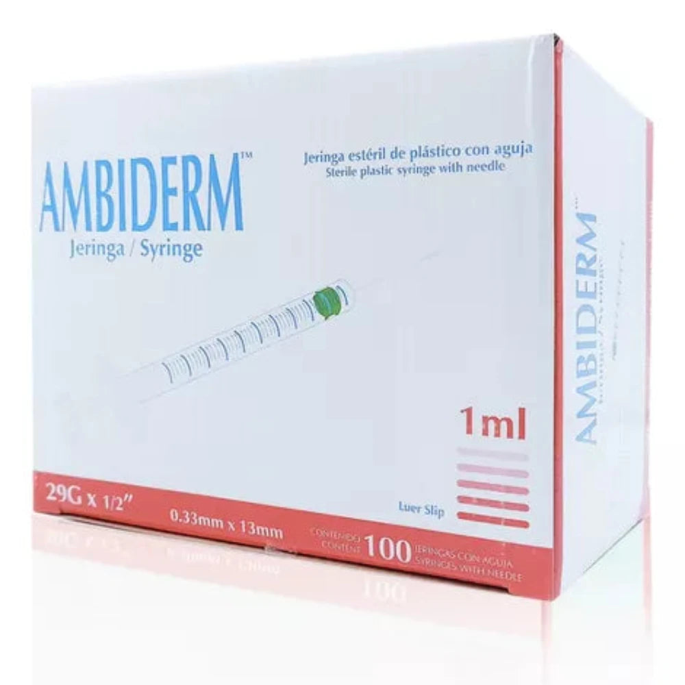 JERINGA 1ML 29X13 C/100 AMBIDERM