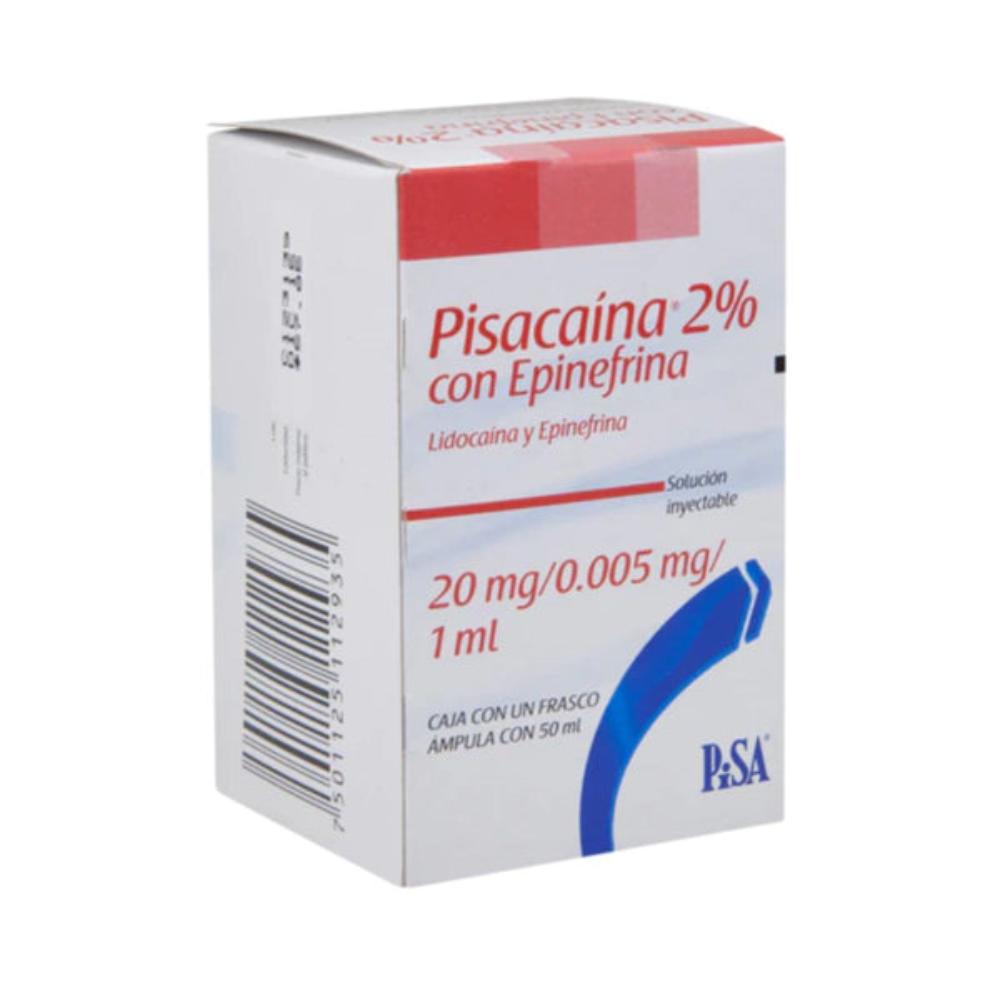 LIDOCAINA Y EPINEFRINA 2% PISA