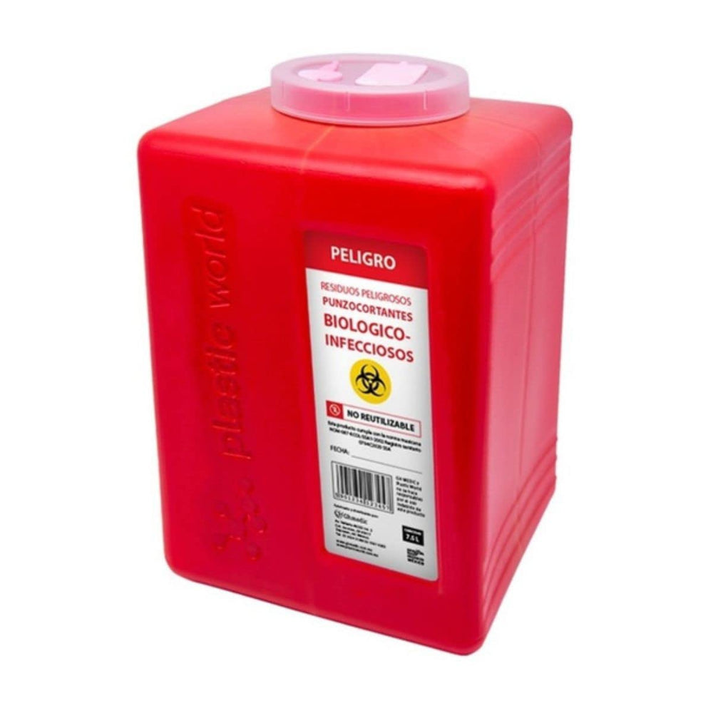 RECOLECTOR DE PUNZOCORTANTES 7.5 LT