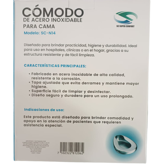 COMODO DE ACERO INOXIDABLE SC-N14