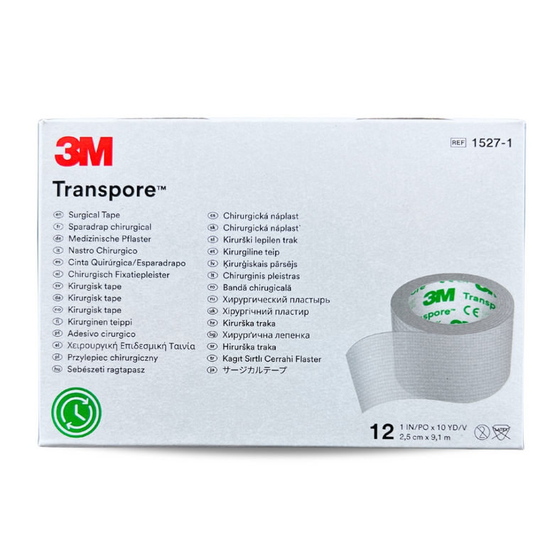 TRANSPORE 2.5CM PZA MCA. 3M