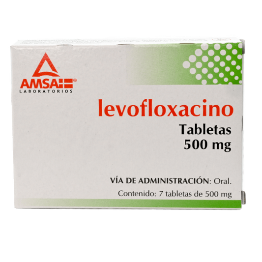 LEVOFLOXACINO 500MG TABLETA C/7