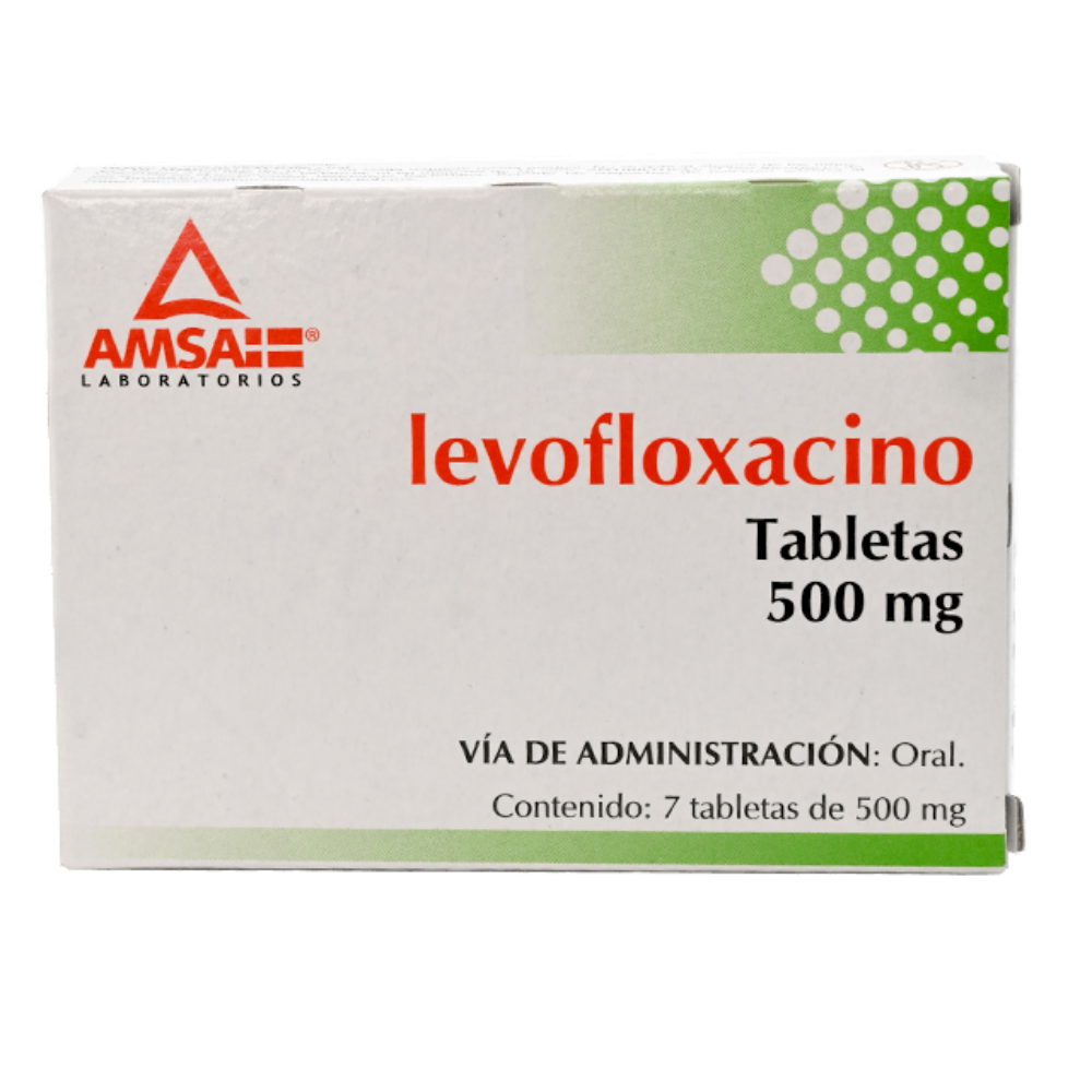 LEVOFLOXACINO 500MG TABLETA C/7