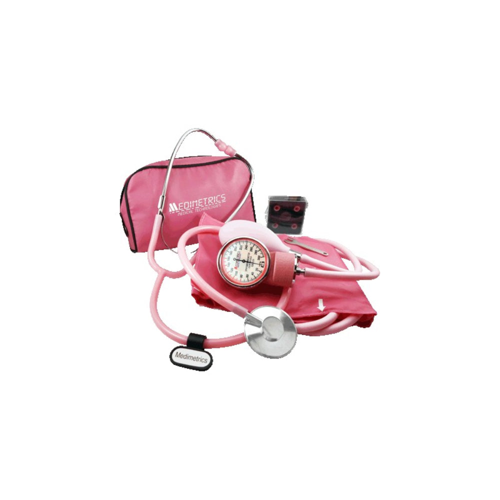 KIT BAUMANOMETRO DOBLE ROSA MEDIMETRICS