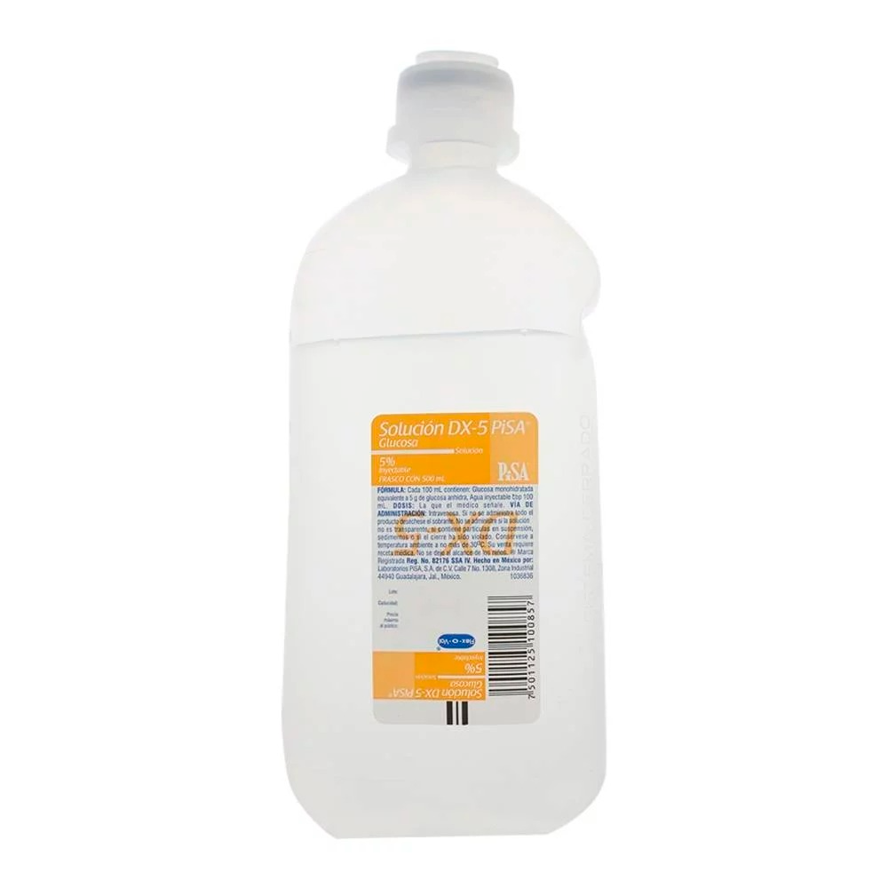 SOLUCION GLUCOSA 5% 500ML MCA. PISA