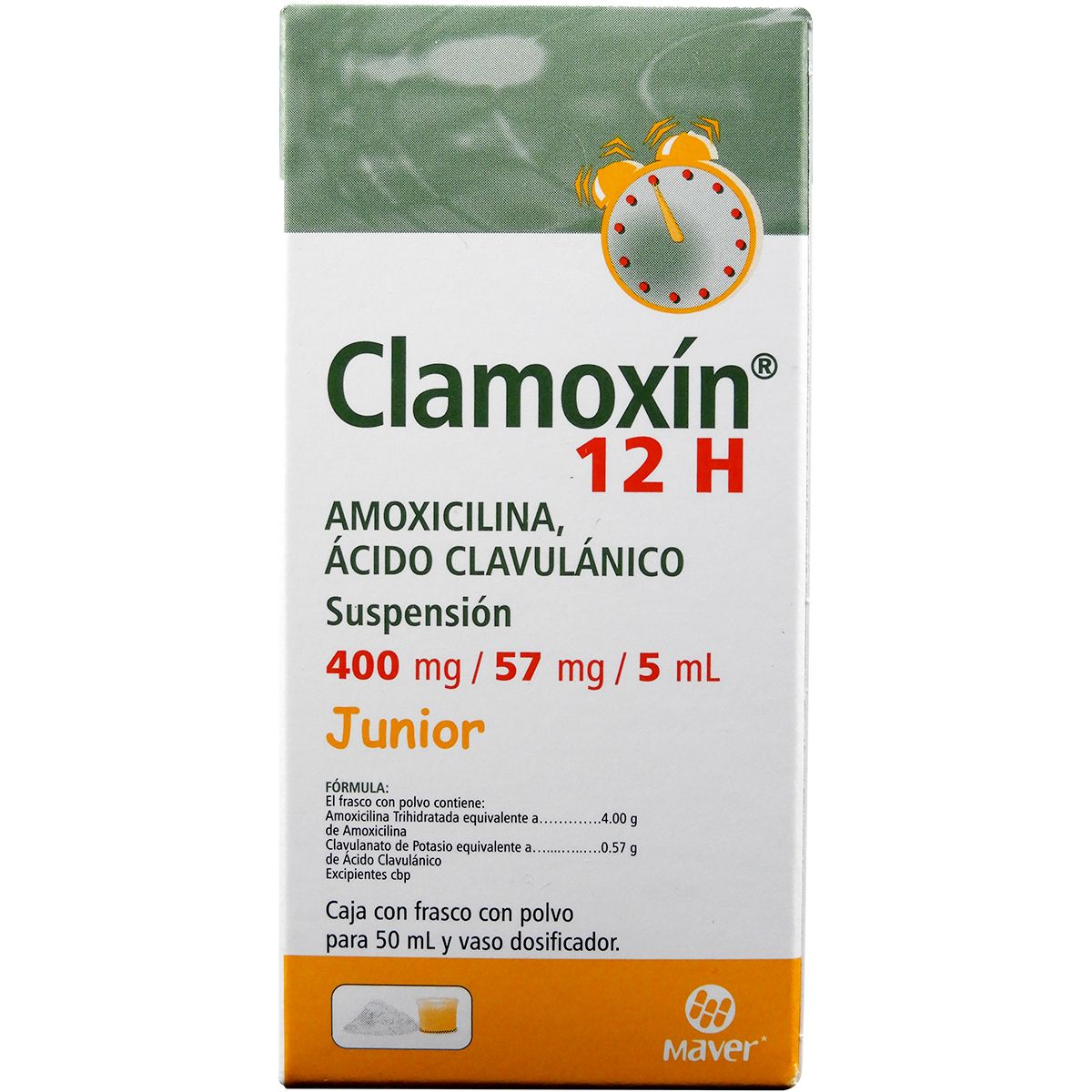 AMOXICILINA/ACIDO CLAV. 400MG JUNIOR SUSPENSION