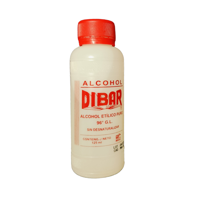 ALCOHOL ETILICO 96 125ML. DIBAR