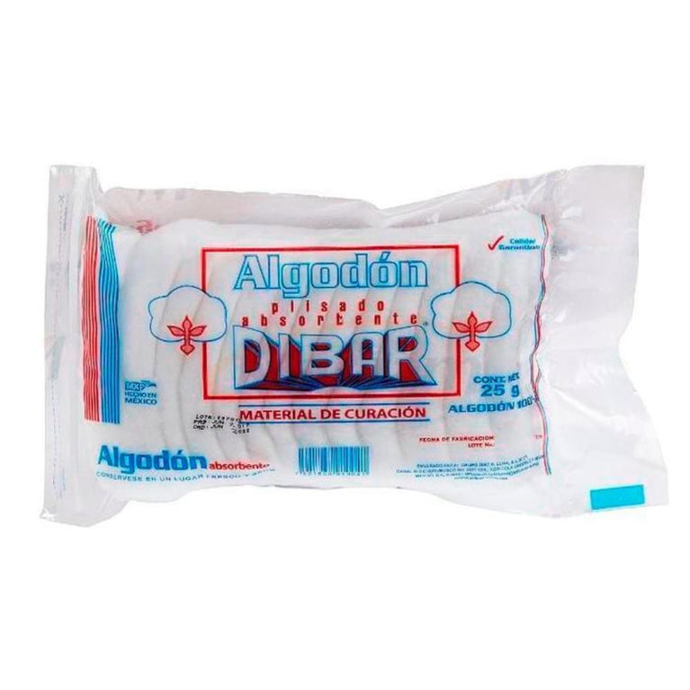 ALGODON PLISADO 25G DIBAR