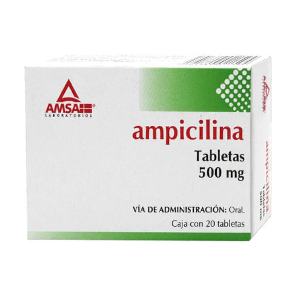 AMPICILINA TAB. 500MG C/20