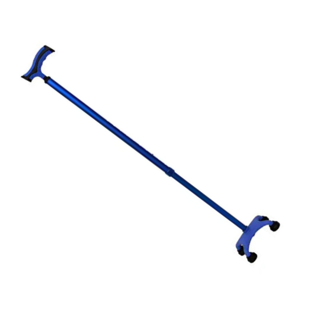 BASTON 4 APOYOS AZUL BASE PLASTICA SC-B80