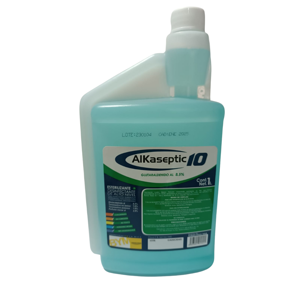 ALKASEPTIC GLUTARALDEHIDO 8.5% 1 L.