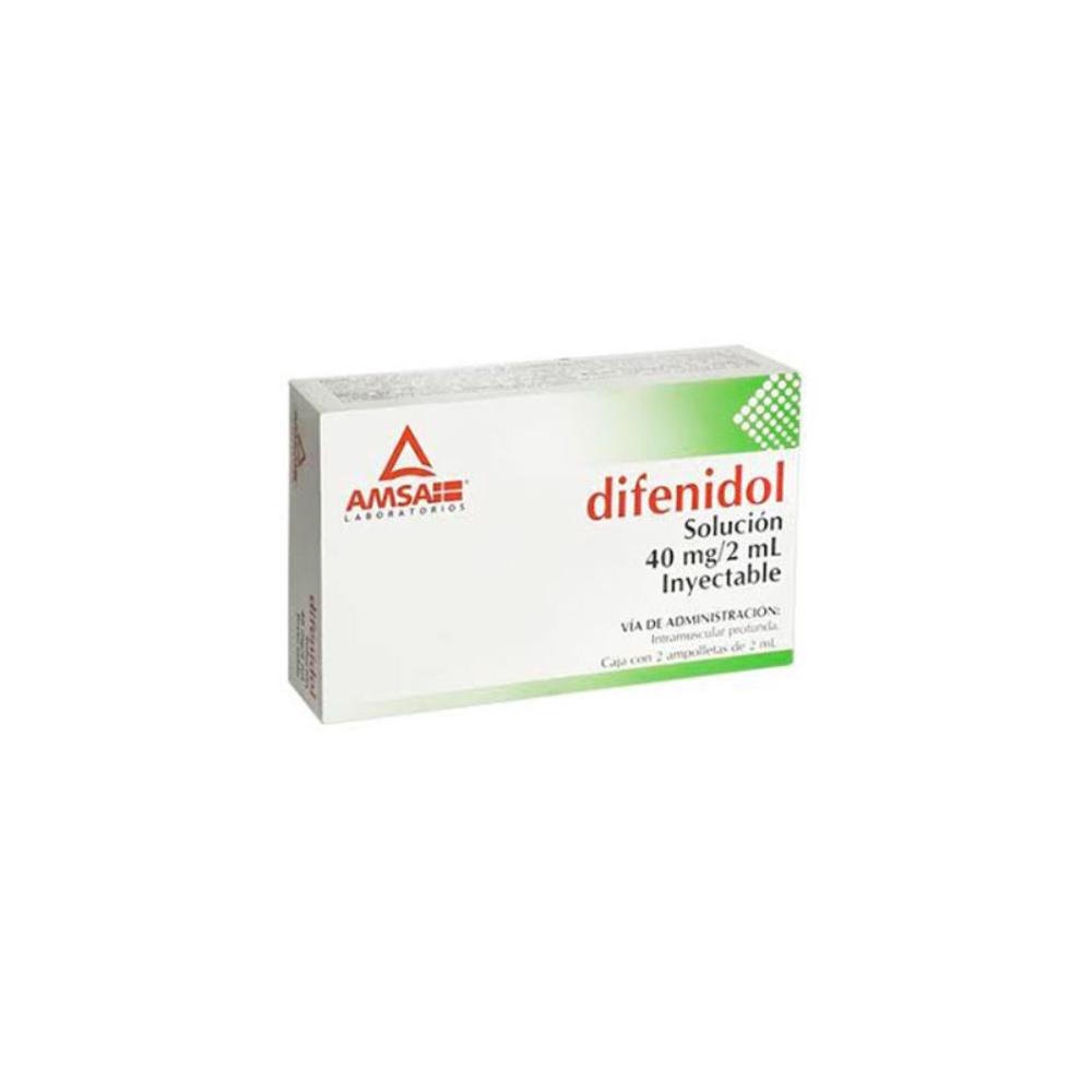 DIFENIDOL INY 40 MG/2 ML