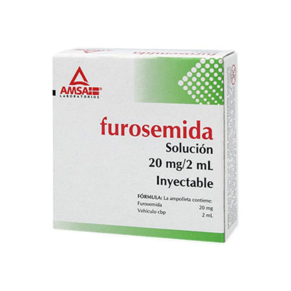 FUROSEMIDA INY 20MG/2ML AMSA