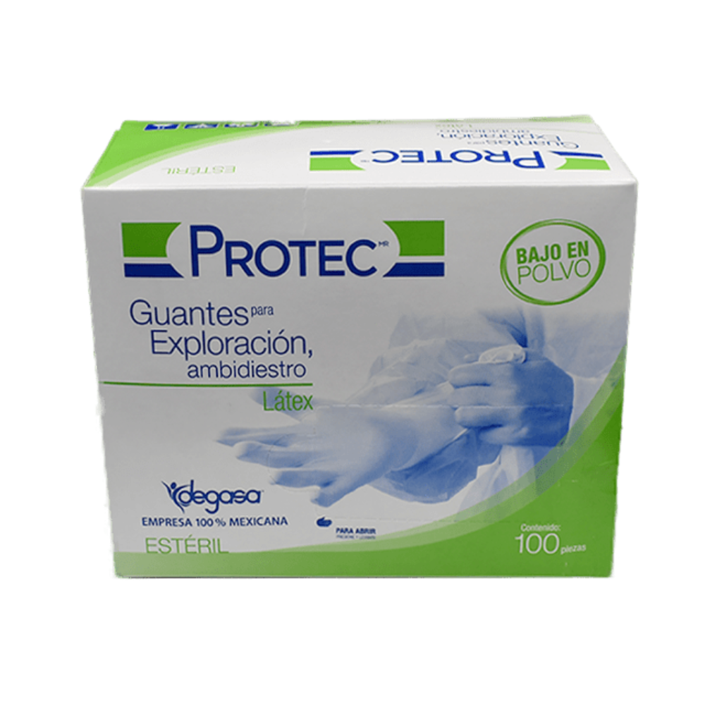 GUANTE ESTERIL MEDIANO PROTEC PAR