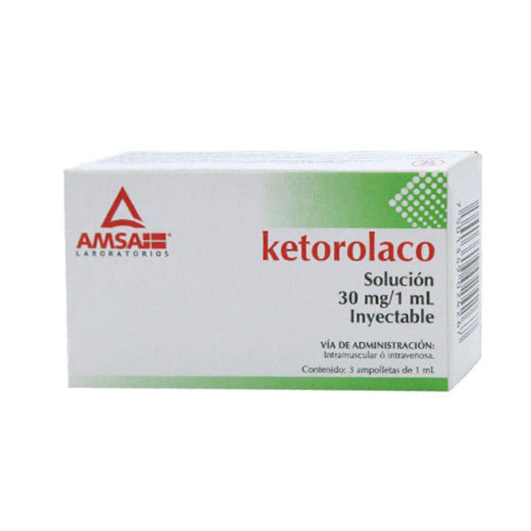 KETOROLACO  INY. 30MG/1ML