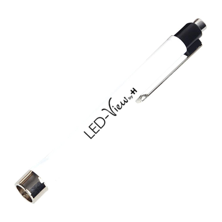 LAMPARA TIPO PLUMA LUZ AMARILLA L110B BLANCA HERGOM