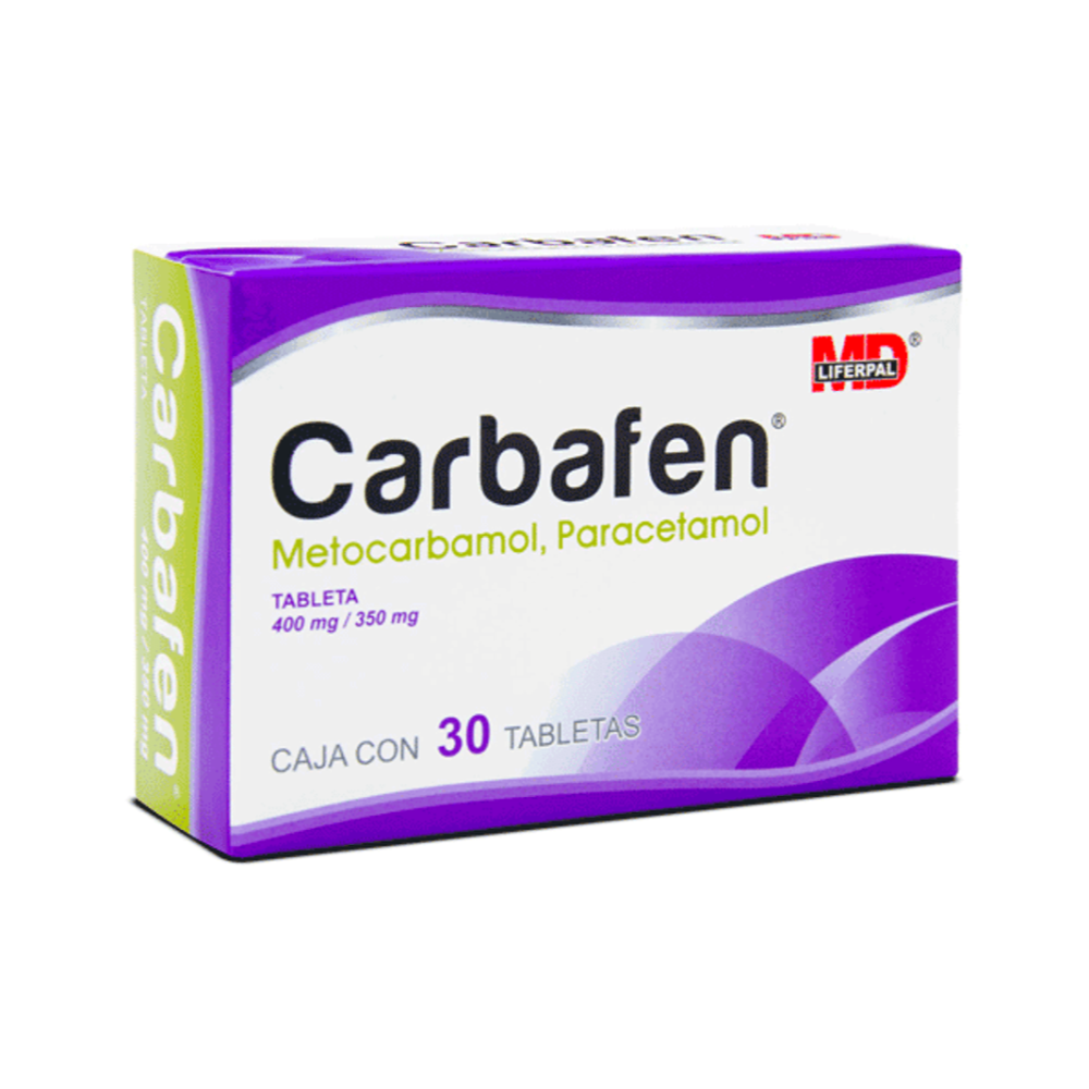 METOCARBAMOL CON PARACETAMOL C/30 TABLETAS