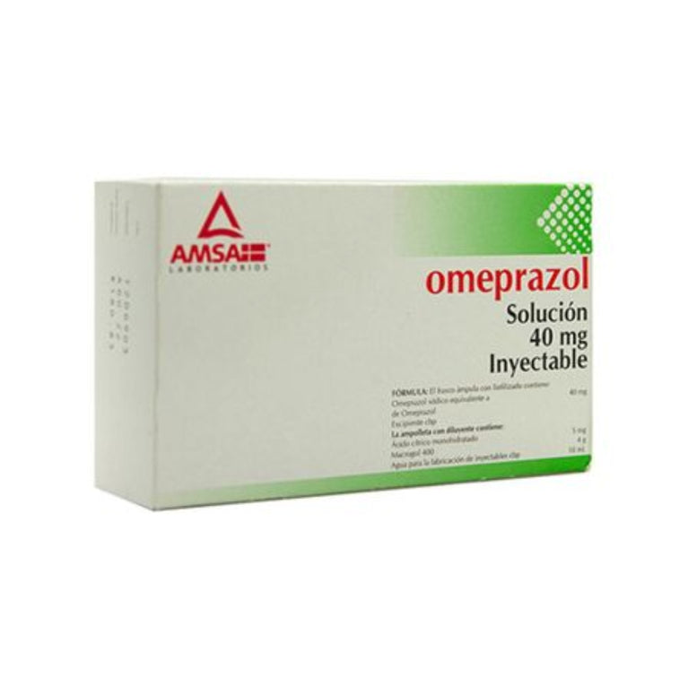 OMEPRAZOL SOL. INY. 40MG