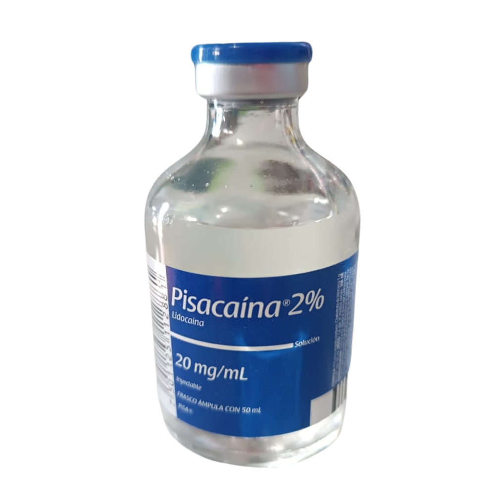 LIDOCAINA 2% 50ML. MCA. PISA