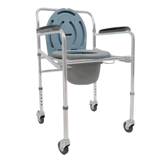 SILLA COMODO PLEGABLE 3 EN 1 CON RUEDAS MEDIMETRICS