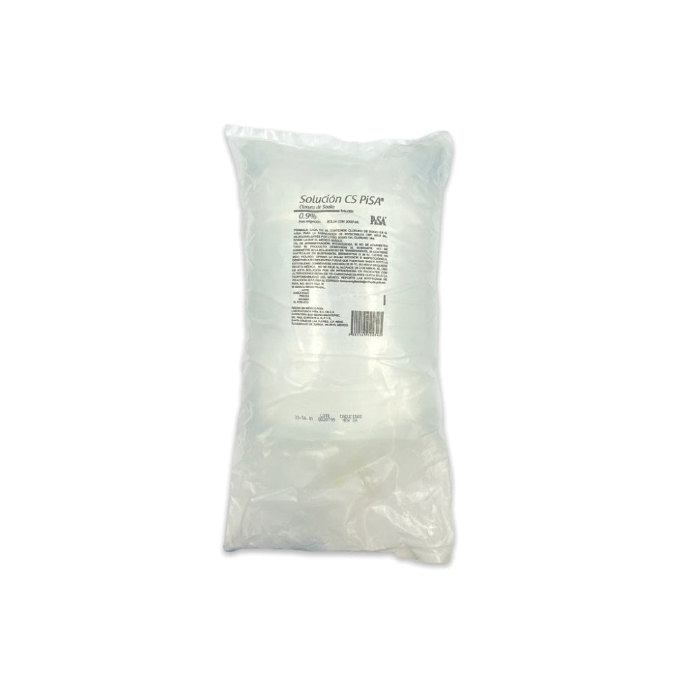SOLUCION CLORURO DE SODIO 0.9% BOLSA CON 3000ML PISA