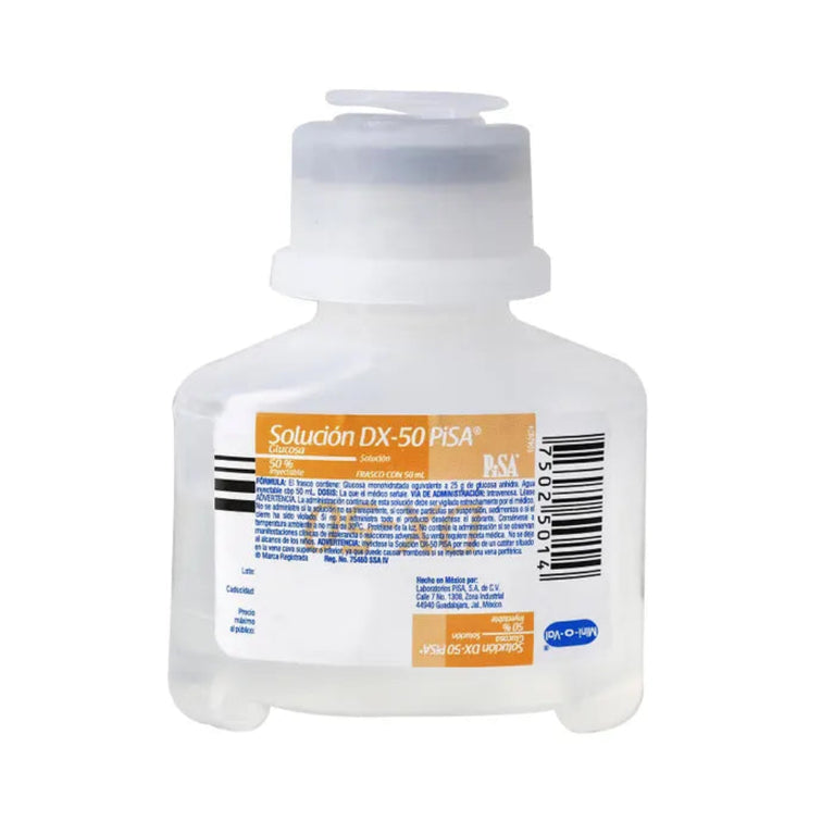 SOLUCION GLUCOSA 50% 50ML PISA