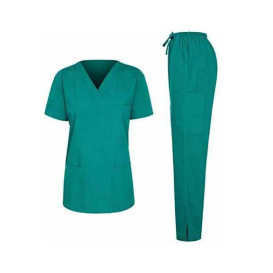 UNIFORME UNISEX DE TELA TURQUESA CH