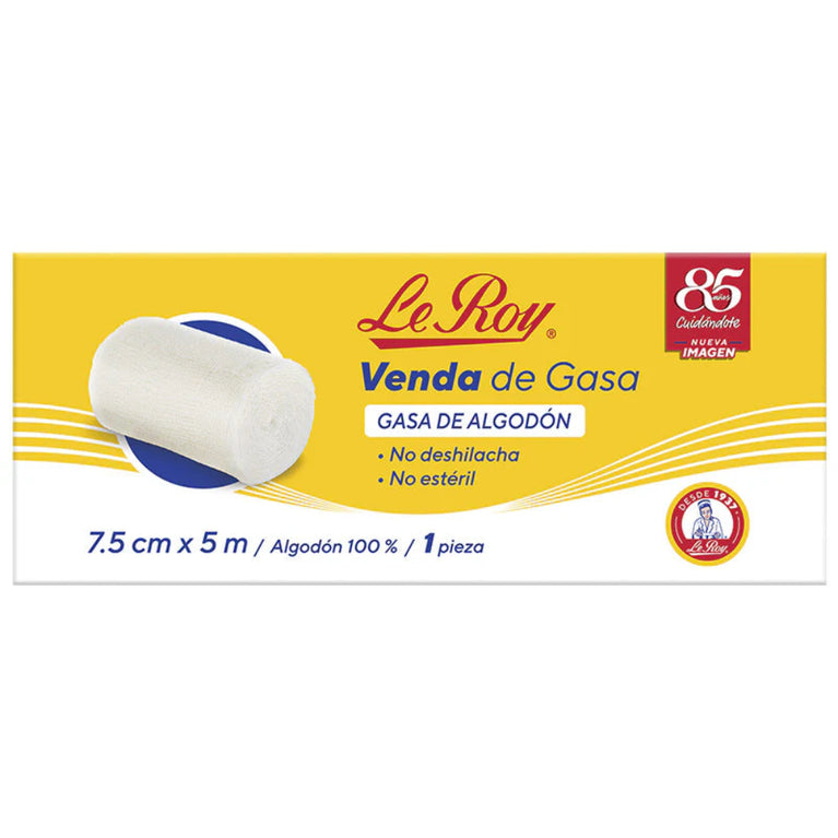 VENDA DE GASA 7.5CM LE ROY