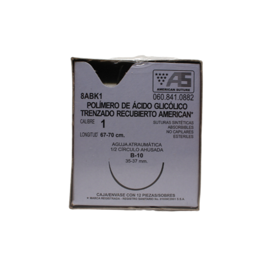 VICRIL 1 1/2 CIRCULO T-10 70CM AMERICAN SUTURE PIEZA