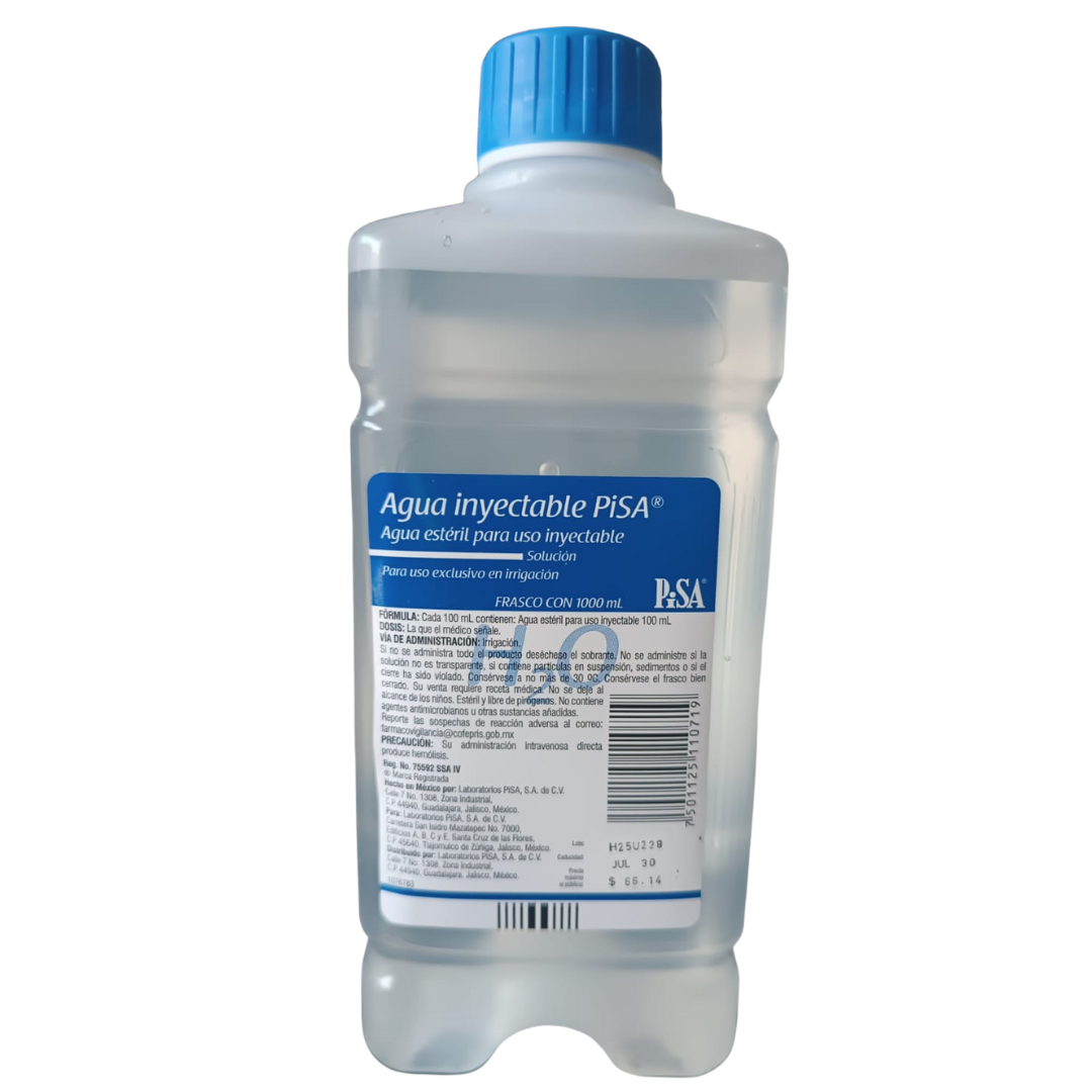 AGUA INYECTABLE 1L. PISA