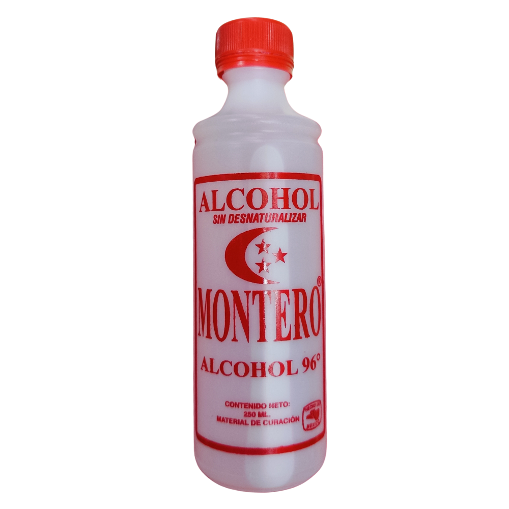 ALCOHOL ETILICO 96 250ML. MONTERO