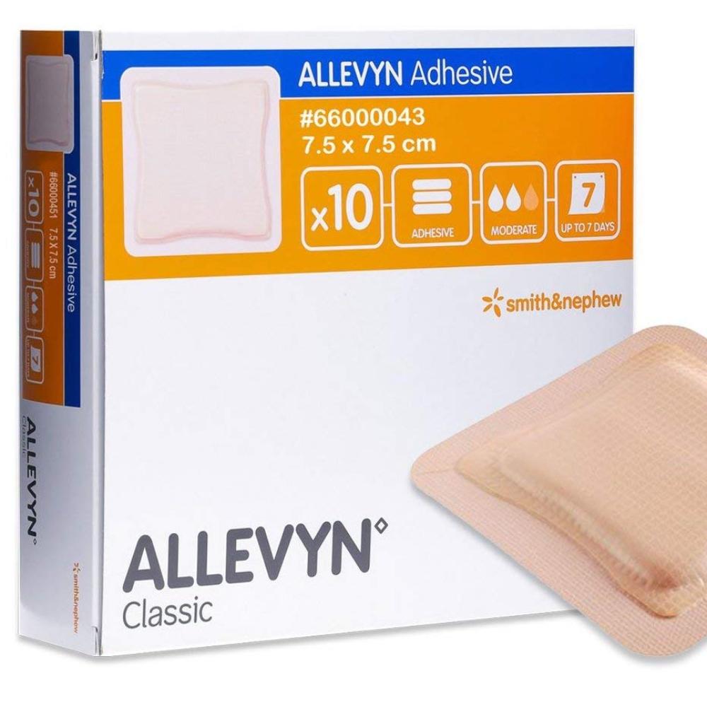 APOSITO ALLEVYN ADHESIVE 7.5X7.5 CM PIEZA