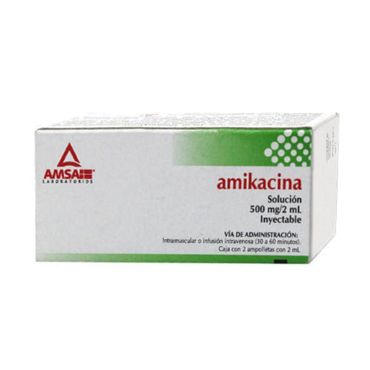 AMIKACINA 500MG SOL. INY