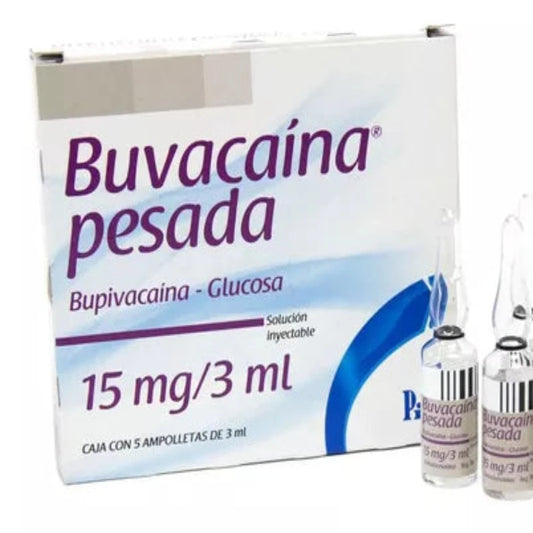 BUVACAINA PESADA 15MG/3ML  C/5