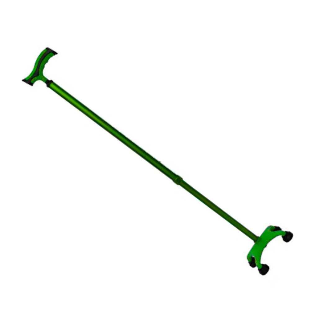 BASTON 4 APOYOS VERDE BASE PLASTICA SC-B82