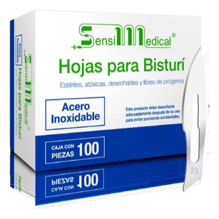 HOJA DE BISTURI No.23 C/100 SENSI MEDICAL