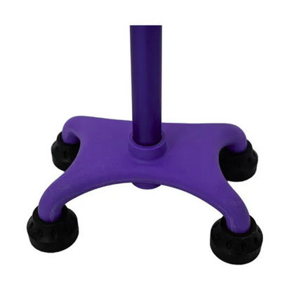 BASTON 4 APOYOS MORADO BASE PLASTICA SC-B84