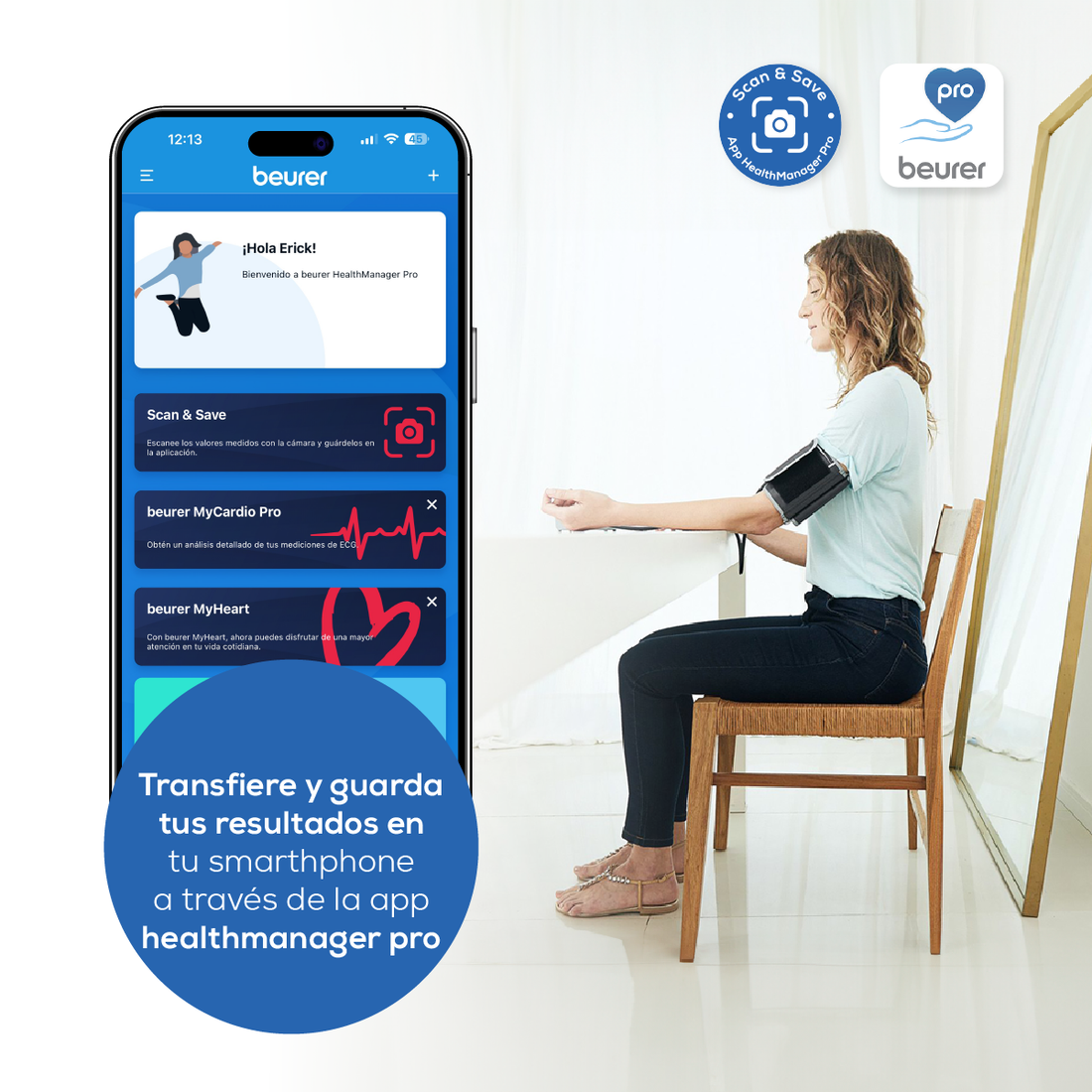 BAUMANOMETRO DIGITAL DE BRAZO BM35 BEURER