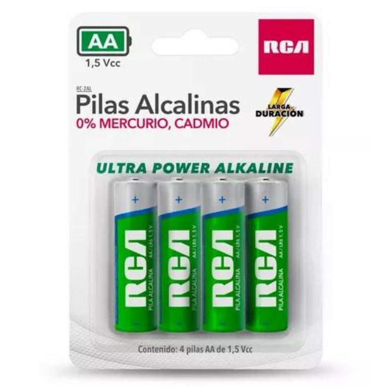 PILAS AA ALCALINA 4PIEZAS