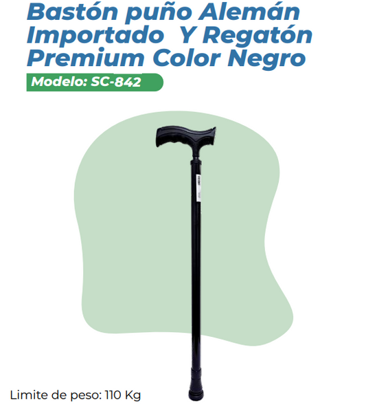 BASTON MANGO ALEMAN NEGRO SC-842
